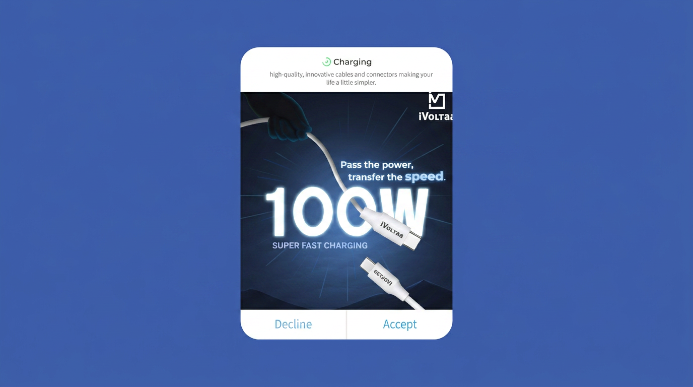iVoltaa — Pass the Power, 100W Super Fast Charging Campaign