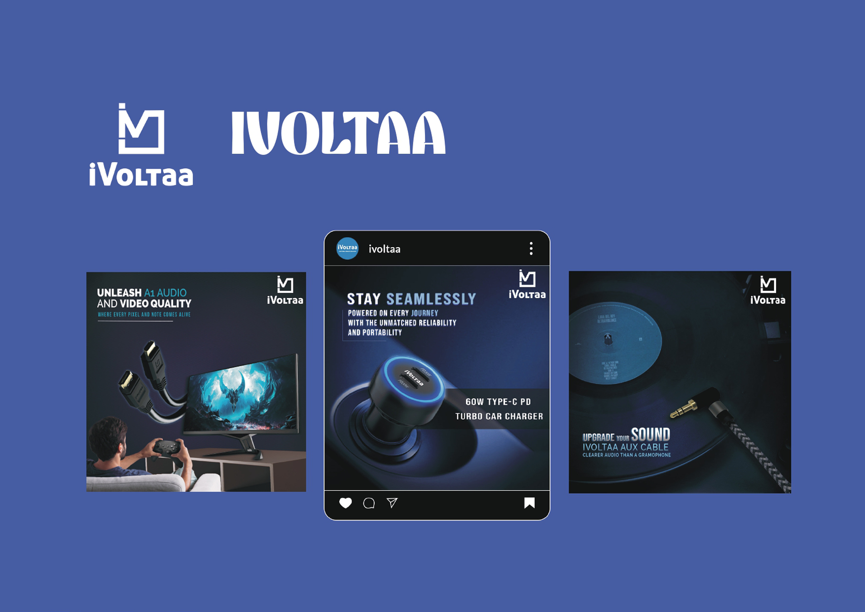 iVoltaa social media showcase — product hero shots