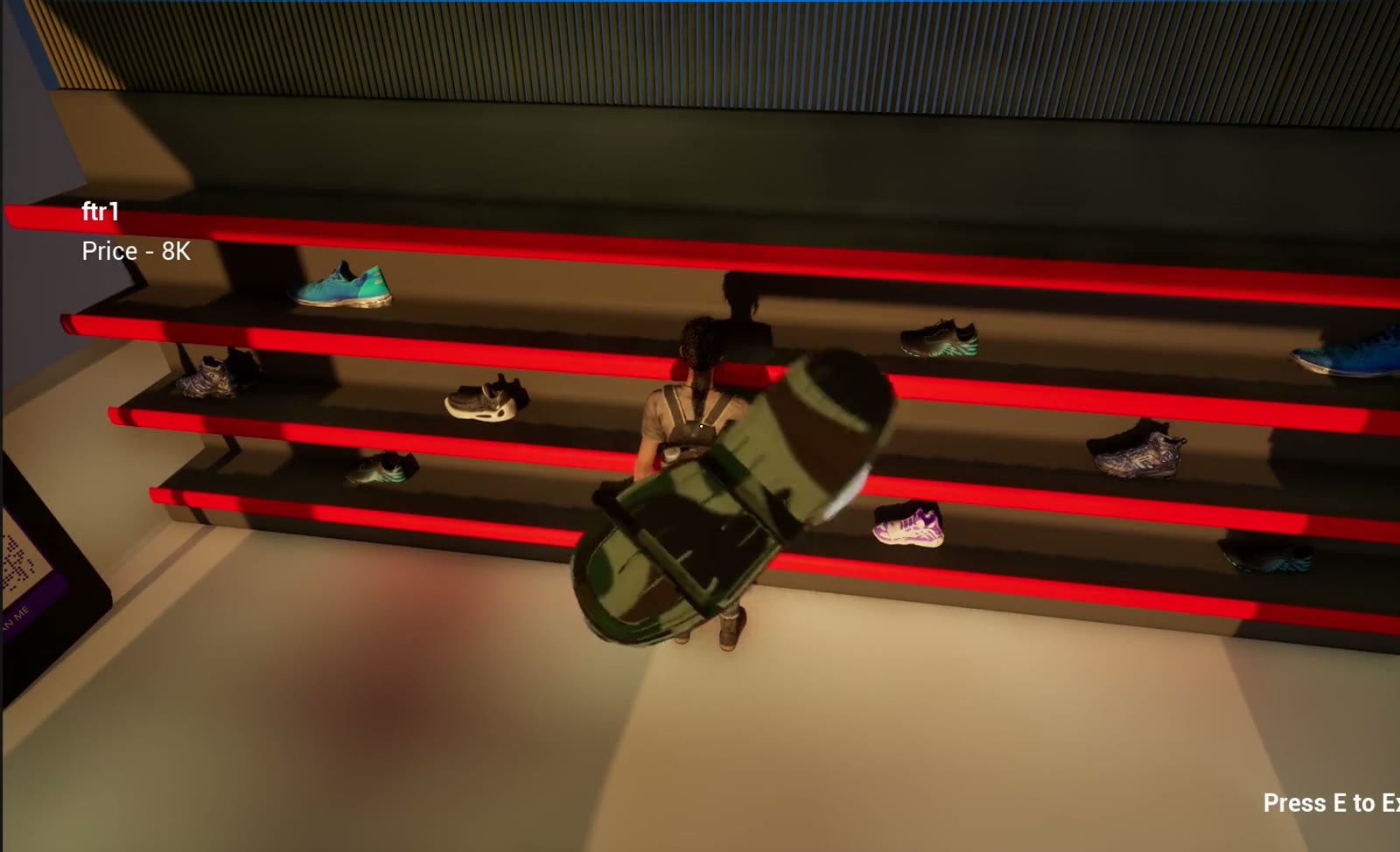 Top-down shelving