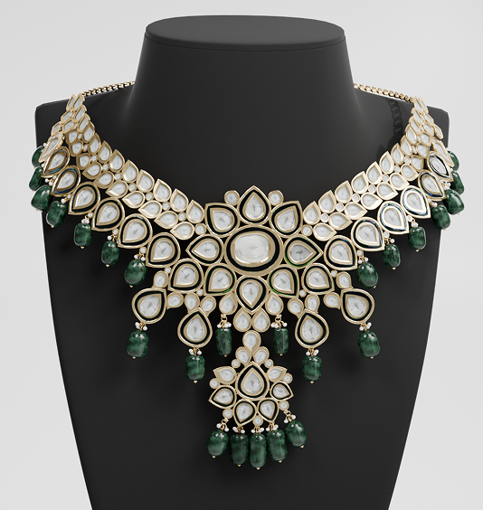 3D jewellery visualization render