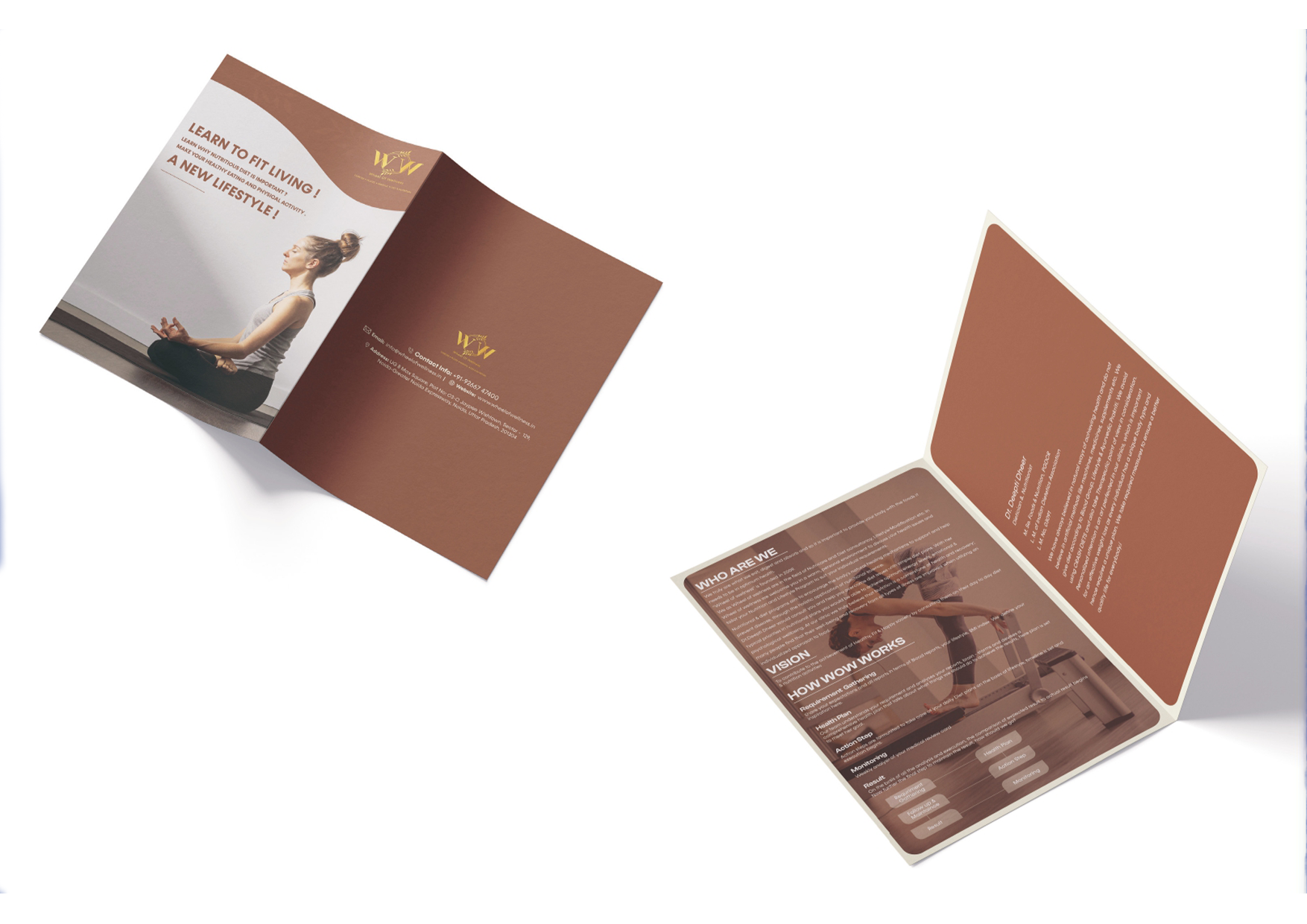 Wheel of Wellness — Brochure design