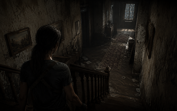 Environment detail — interior corner